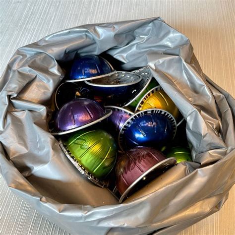 how to get free nespresso recycling bags|how to empty nespresso pods.